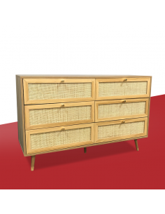 COMMODE MESSINA 6 TIROIRS 2