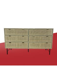 COMMODE PRETORIA 6 TIROIRS