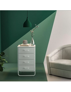 MEUBLE BUREAU FOSTER 4 TIROIRS