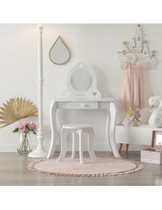 COIFFEUSE + TABOURET ENFANT