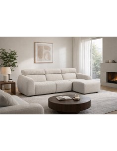 CANAPE 3 PLACES + OTTOMAN...