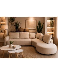 SALON D'ANGLE EN TISSU/JUTE... 2