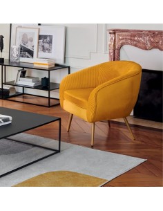 FAUTEUIL VELOURS SOLARO