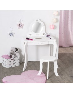 COIFFEUSE PRINCESSE + TABOURET