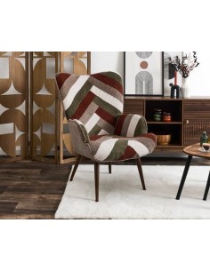FAUTEUIL SCOTT PATCHWORK